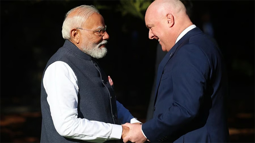 PM Modi and PM Christopher Luxon